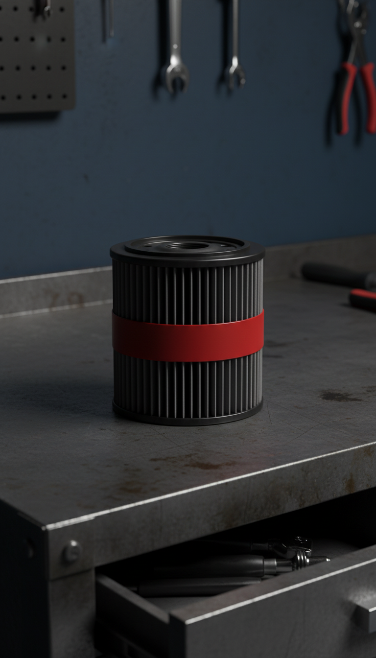 Engine Oil Filter in a new setting