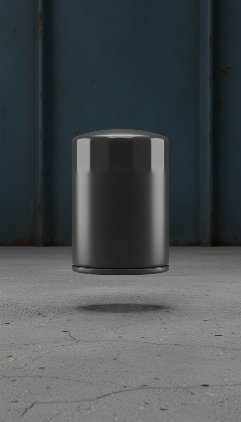 Graphite Black Oil Filter in a new setting