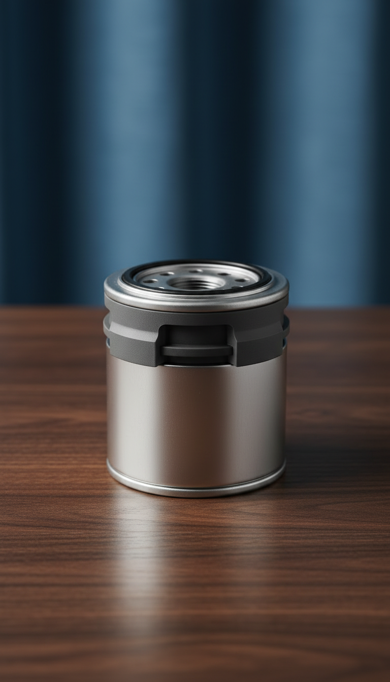 Graphite Gray Oil Filter in a new setting