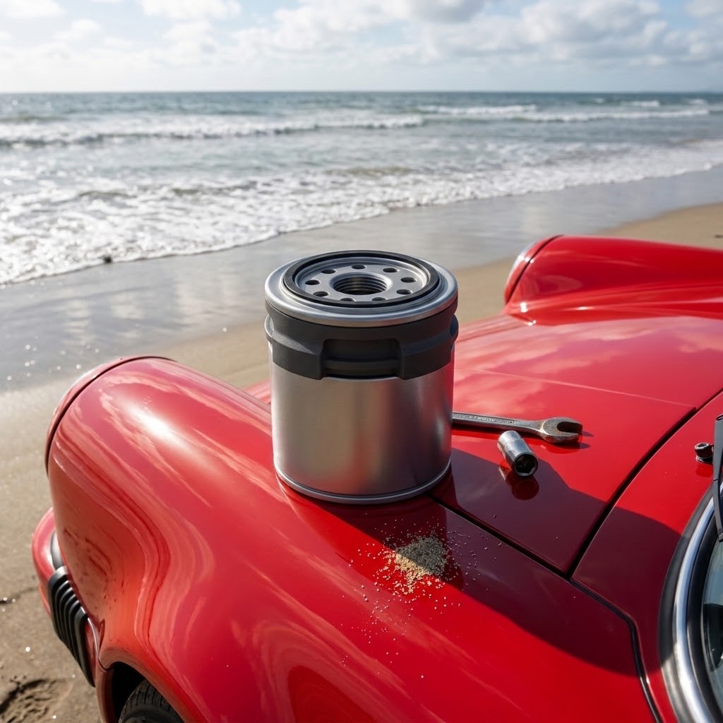 Graphite Gray Oil Filter